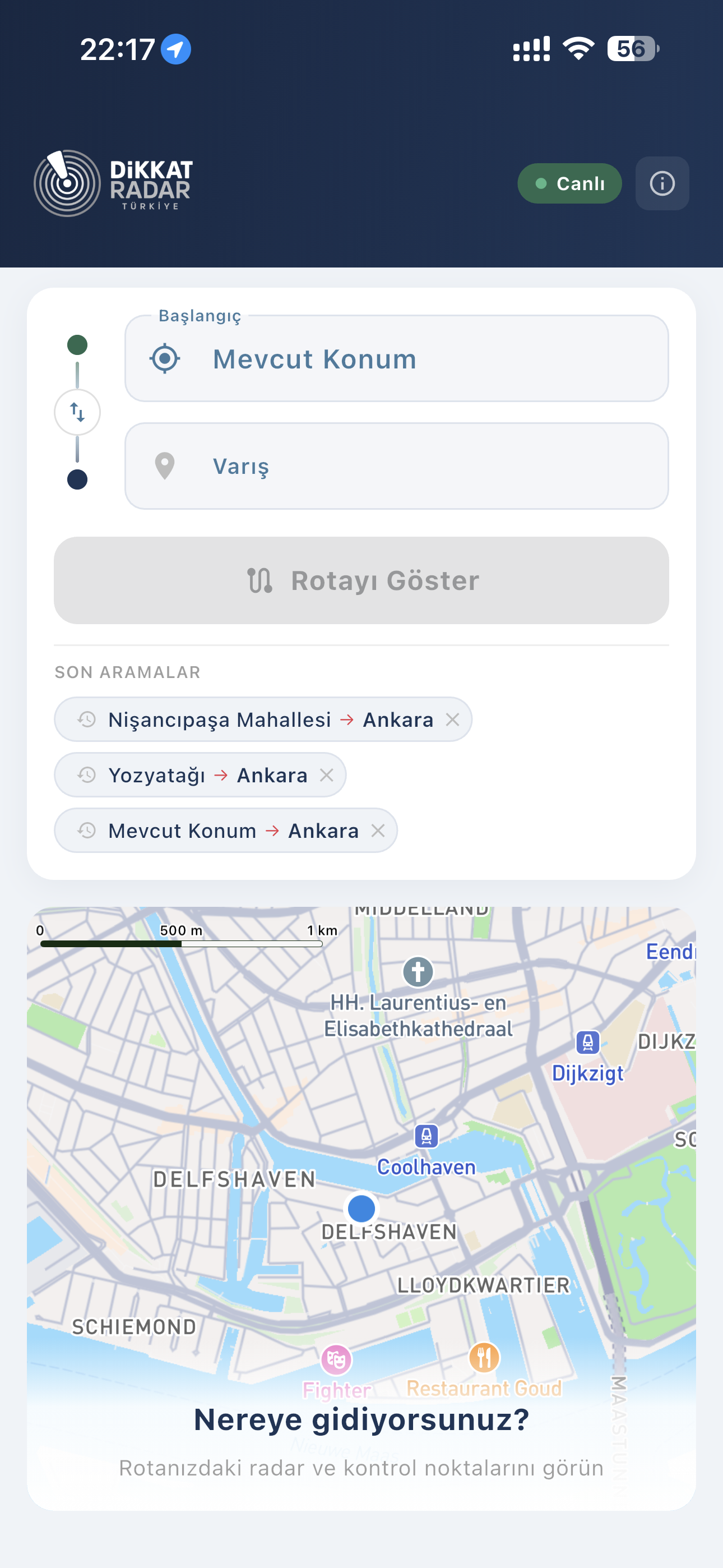 Rota planlama